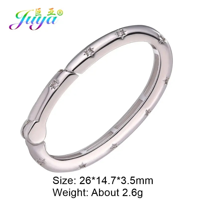 Juya DIY Decoration Carabiner Fastener Spring Lobster Screw Locket Clasps Accessories For Keychain Necklace Making Aurexia off