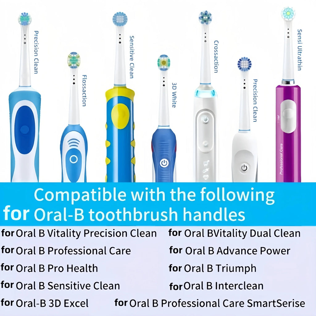4/12/16/20 Pcs Replacement Toothbrush Heads Compatible with Oral-B Braun Professional Electric Toothbrush Heads Brush Heads Aurexia off