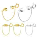 5Pcs Magnetic Bracelet Clasps and Closures with Safety Chain Never Fall Bracelet Extender Converter Magnetic Clasps for Women Aurexia off