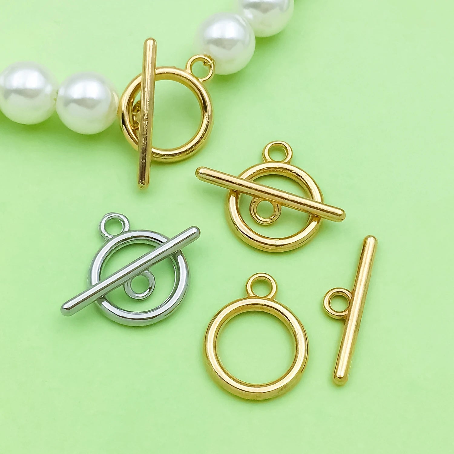 20pcs Alloy Buckles, OT end Buckles, Buckle Connectors for DIY Bracelet Necklace Earrings Jewelry Making Accessories Aurexia off