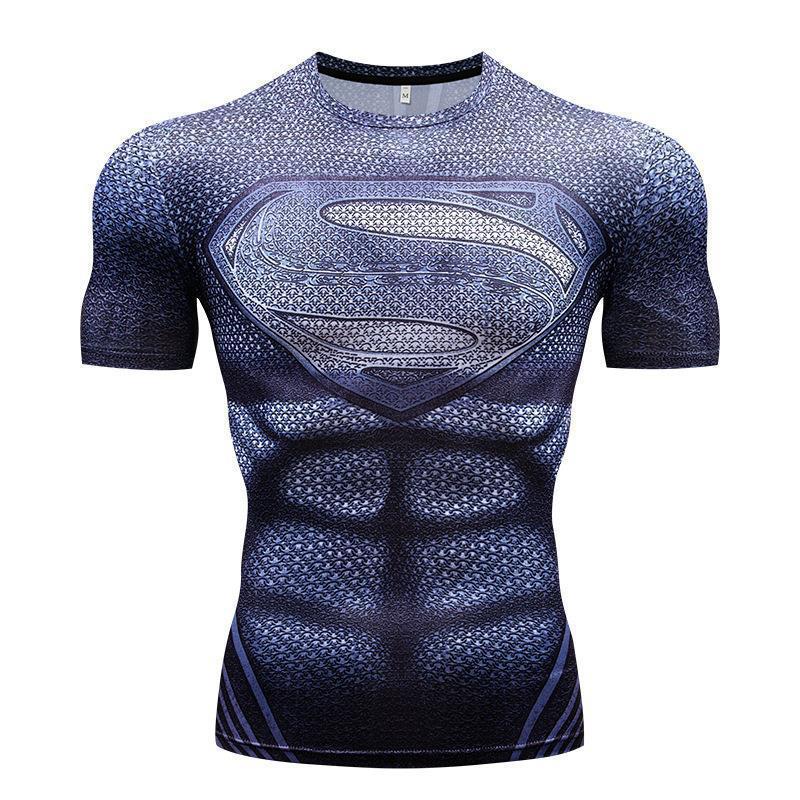Marvel DC Superheroes 3D Digital Print T-Shirt Aurexia off