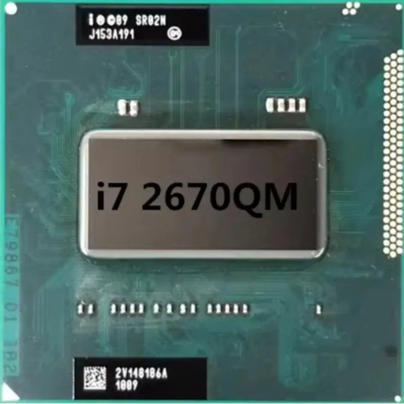 Intel Core i7 2670QM i7-2670QM SR02N 2.20GHz 4-Core 8-Thread 45W Computer CPU Processor Server Socket G2 / rPGA988B Aurexia off