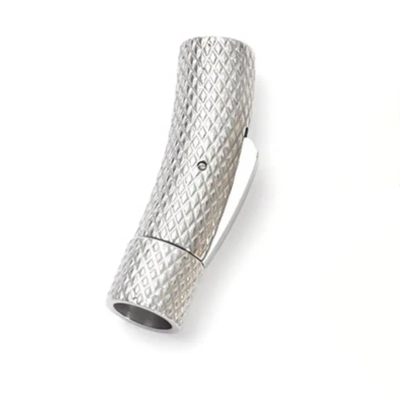 5Pcs Stainless Steel Bayonet Clasp 2mm-6mm Fastener PushLock Lace Buckle Leather Clasps for Bracelet Jewelry Making Accessories Aurexia off