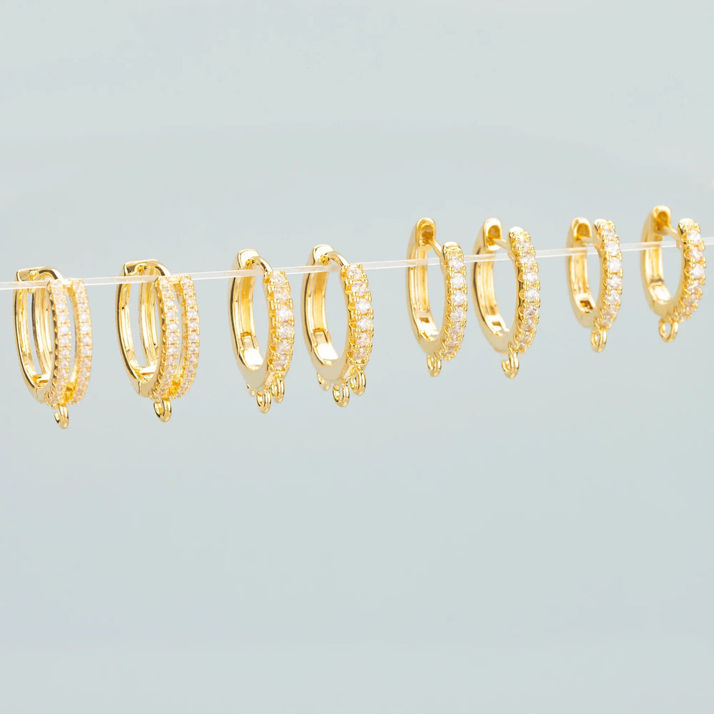 GUFEATHER,6pcs/lot,MG23,jewelry accessories,PVD,18k gold rhodium plated,copper,zircons,charms,clasp hooks,jewelry making Aurexia off
