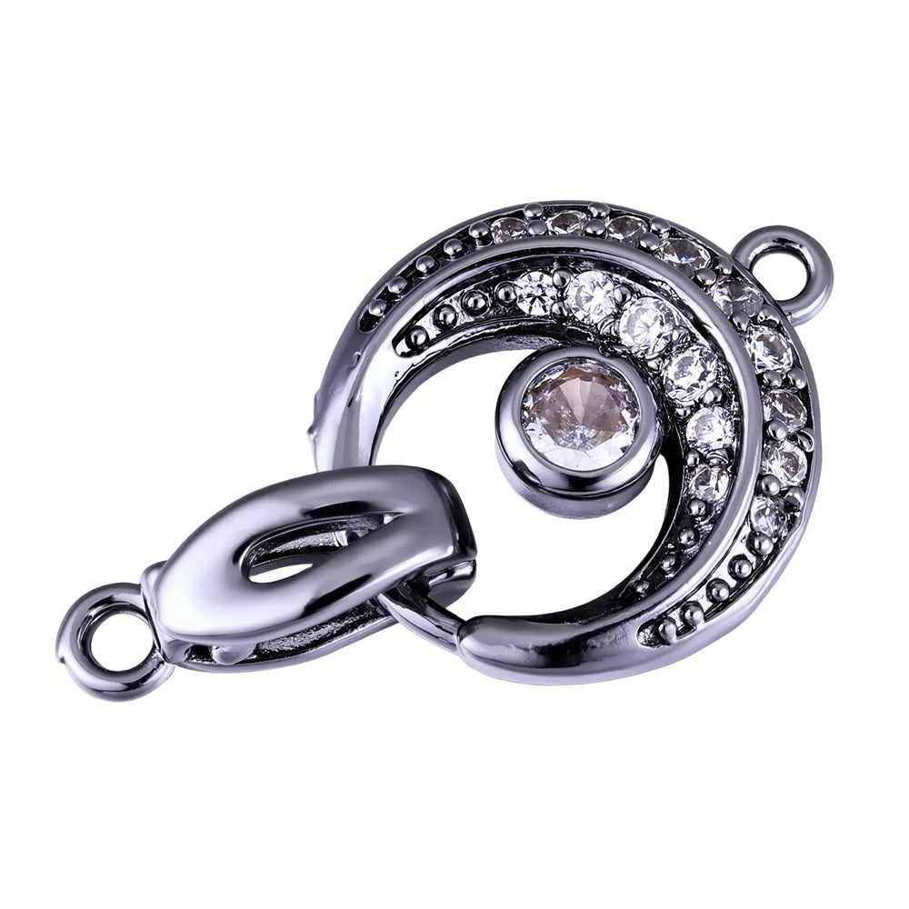 Juya Creative Copper Fasteners Connector Decoration Locks Clasps Accessories For DIY Needlework Beads Gems Pearls Jewlery Making Aurexia off