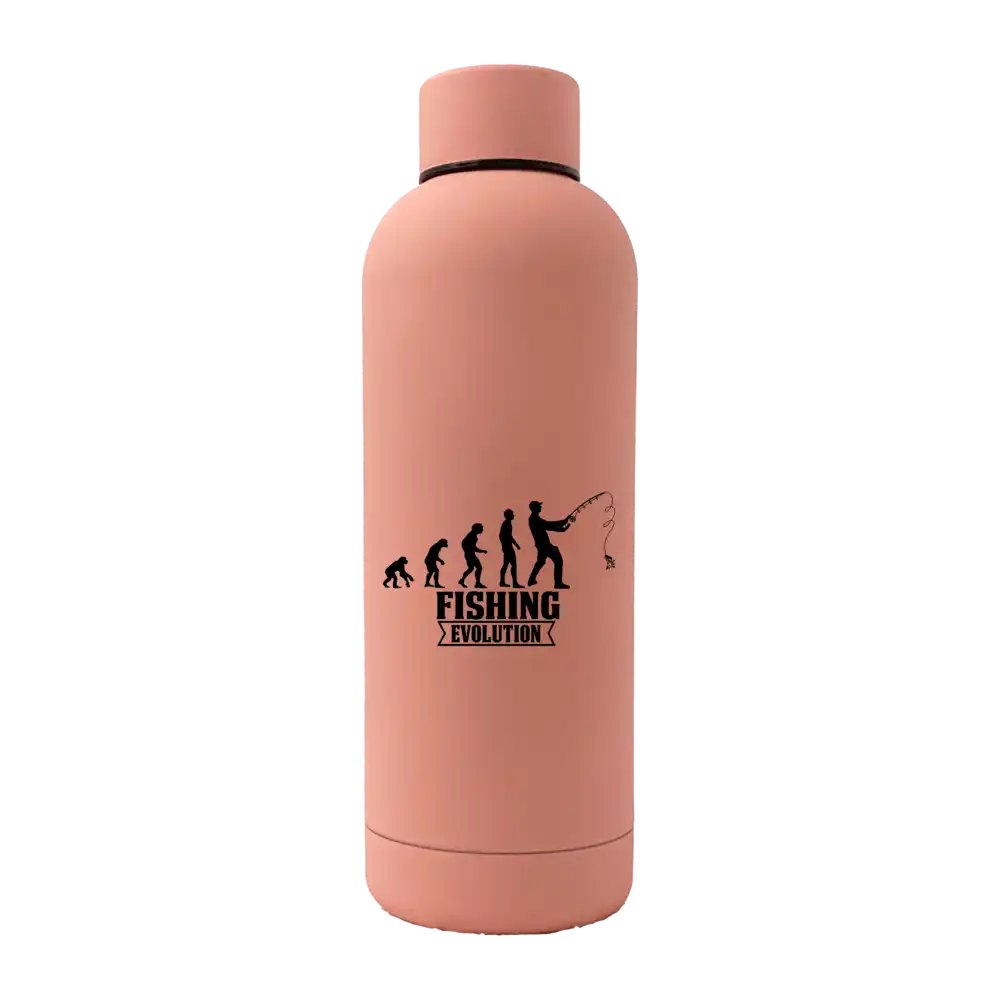 Fishing Evolution 17oz Stainless Rubberized Water Bottle Aurexia off