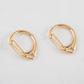 10pcs C-Shaped Spring Snap Alloy Lobster Clasps Keychain Hooks Pendant Connectors for DIY Key Chain Making Accessories Aurexia off