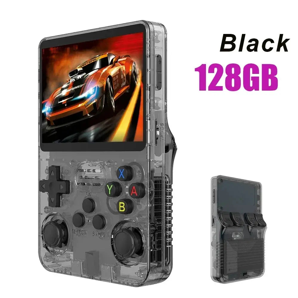 128G R36S Retro Handheld Video Game Console Linux System 3.5 Inch IPS Screen R35s Pro Portable Pocket Video Player 64GB Games Aurexia off