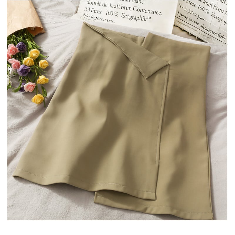 Irregular High-Waisted Slim All-Match Skirt Aurexia off