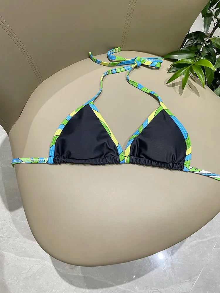 2026 NEW Designer Sexy Women's 2 Pieces Bikini Swimwear Printed Separates Bikini Aurexia off