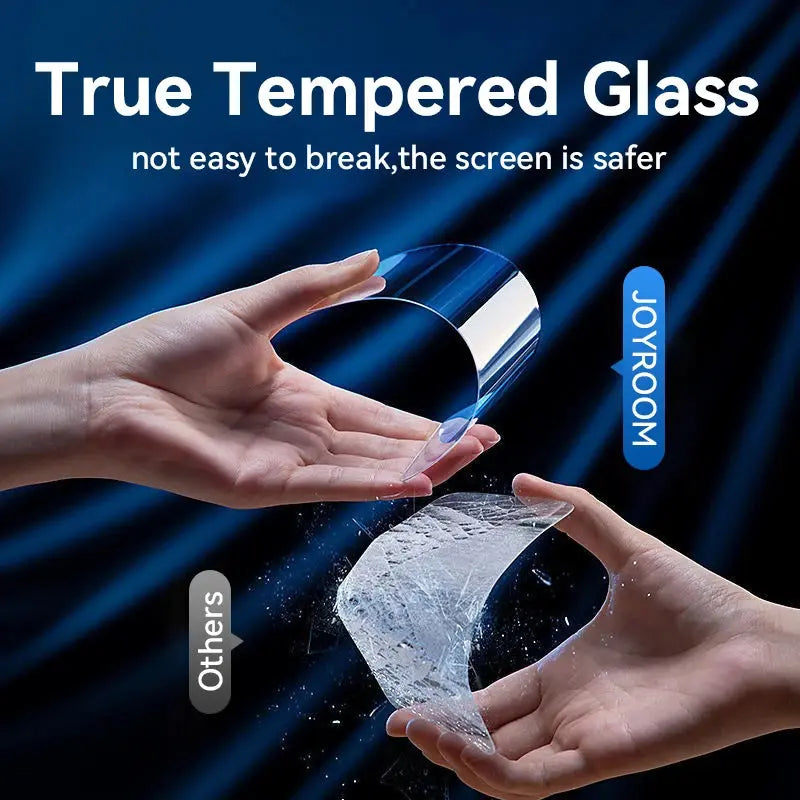 Joyroom 3/2/1PCS HD Glass For iPhone 17 16 15 Pro Max Screen Protector Full Screen Tempered Glass Protection For iPhone 17 16 15 Aurexia off