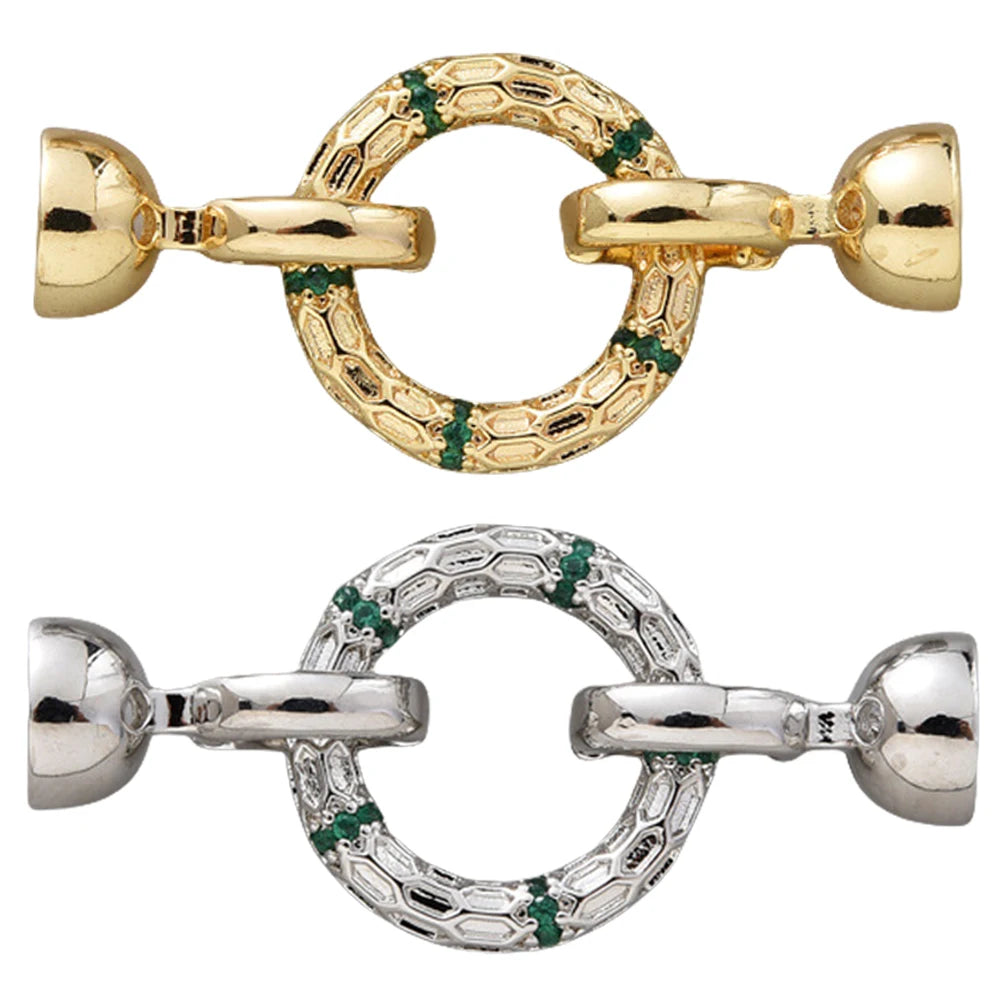 Juya Creative Copper Fasteners Connector Decoration Locks Clasps Accessories For DIY Needlework Beads Gems Pearls Jewlery Making Aurexia off