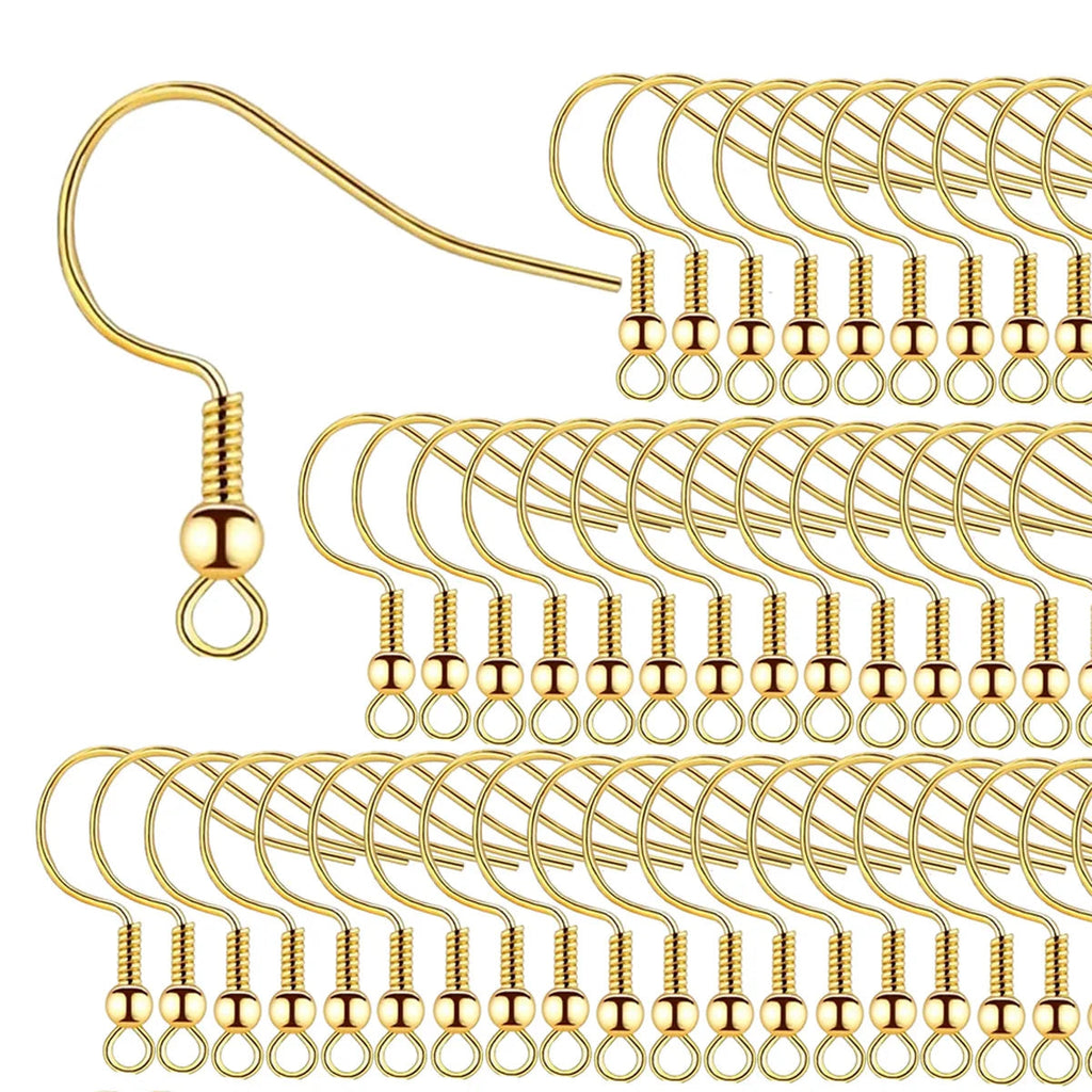100/500pcs DIY Earring Findings Earrings Clasps Hooks Stainless Steel Hypoallergenic Earring Making Accessories Hook Earwire Aurexia off
