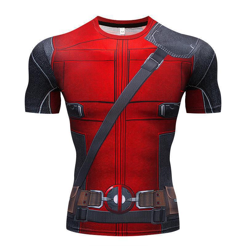 Marvel DC Superheroes 3D Digital Print T-Shirt Aurexia off