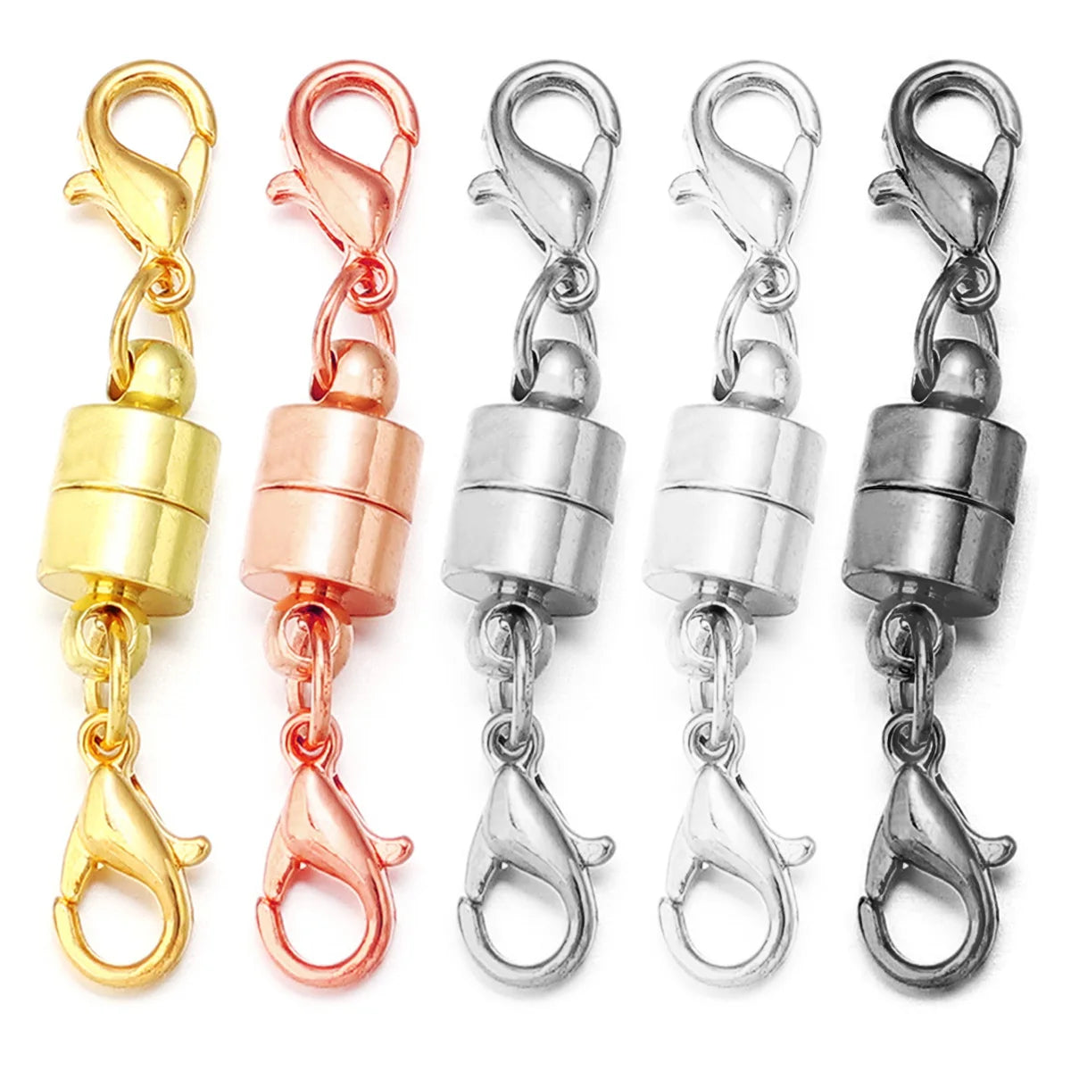 5Sets/Lot Magnetic Clasps With Lobster Clasps For Jewelry Making DIY Bracelet Necklace Magnet Clasp Connector Buckle Fasteners Aurexia off