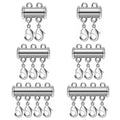 2pcs Multi Strand Necklace Layer Lobster Buckle Sliding Magnet Tube Connector Lock for DIY Necklace Bracelet Jewelry Making Aurexia off