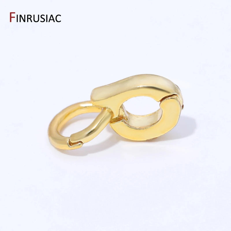14K Gold Plated Brass Enhancer Pendant Bails Connector for Jewelry Making,Bail for Jewelry,DIY Necklace Bracelet Making Supplies Aurexia off