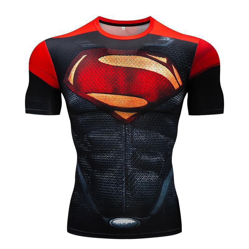 Marvel DC Superheroes 3D Digital Print T-Shirt Aurexia off