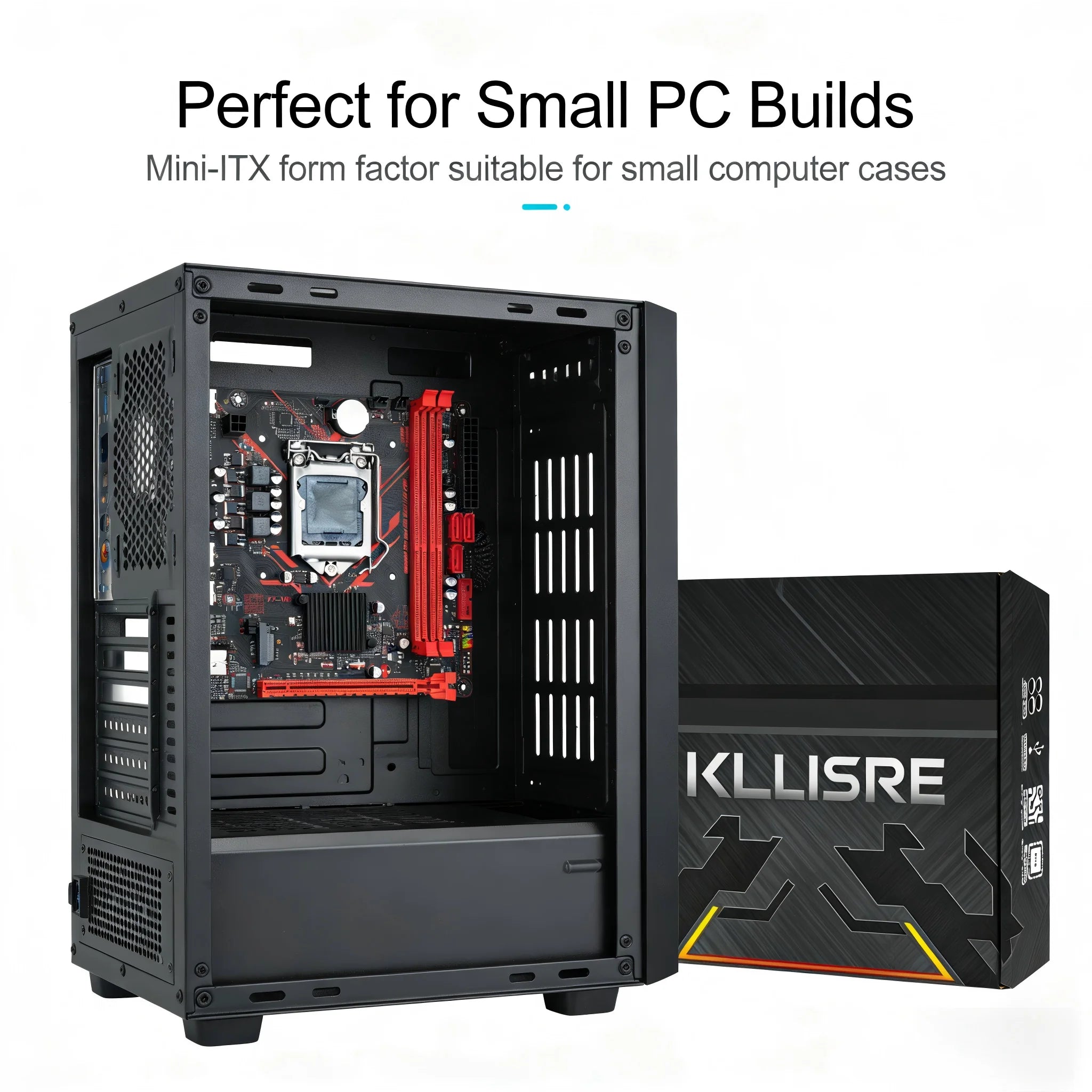 Kllisre B75 Mainboard LGA 1155 Socket DDR3 M.2 NVMe with  Intel  i5 3570 Cpu Aurexia off