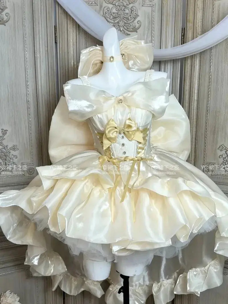 Luxury High End Birthday Party Gown Elegant Adult Banquet Princess Evening Dress Japanese Lolita Style Sweet Cute Dresses Ladies Aurexia off