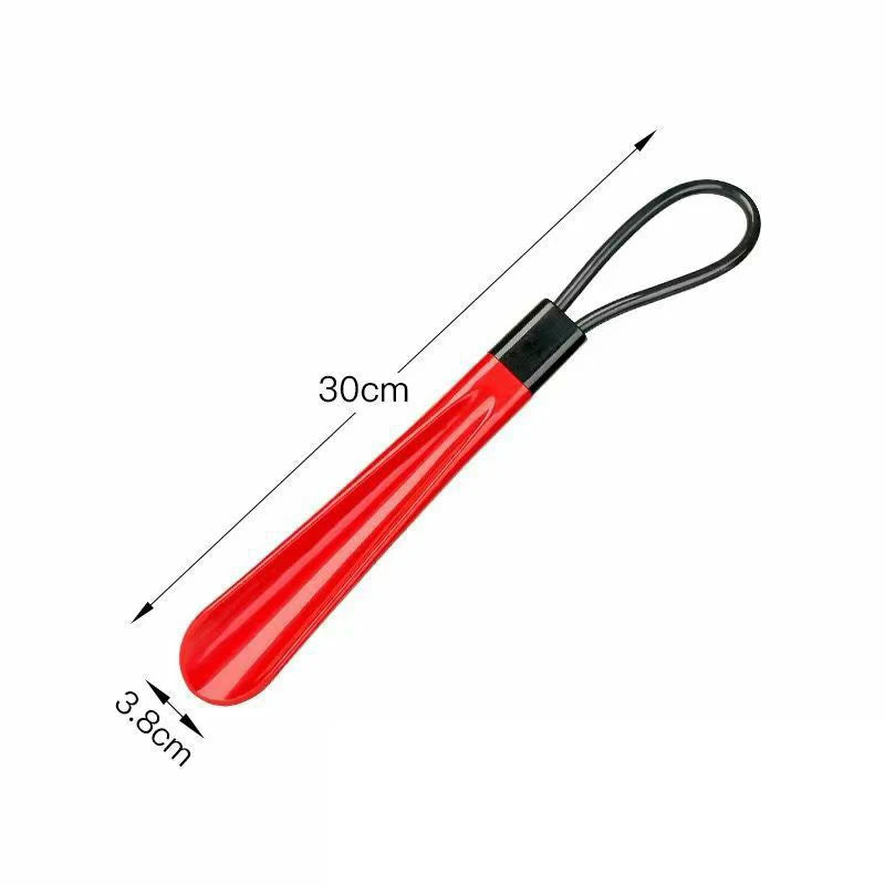 1 pc Extra long flexible plastic shoe horns do not require bending durable shoe spoons for pregnant women wearing shoe assistants