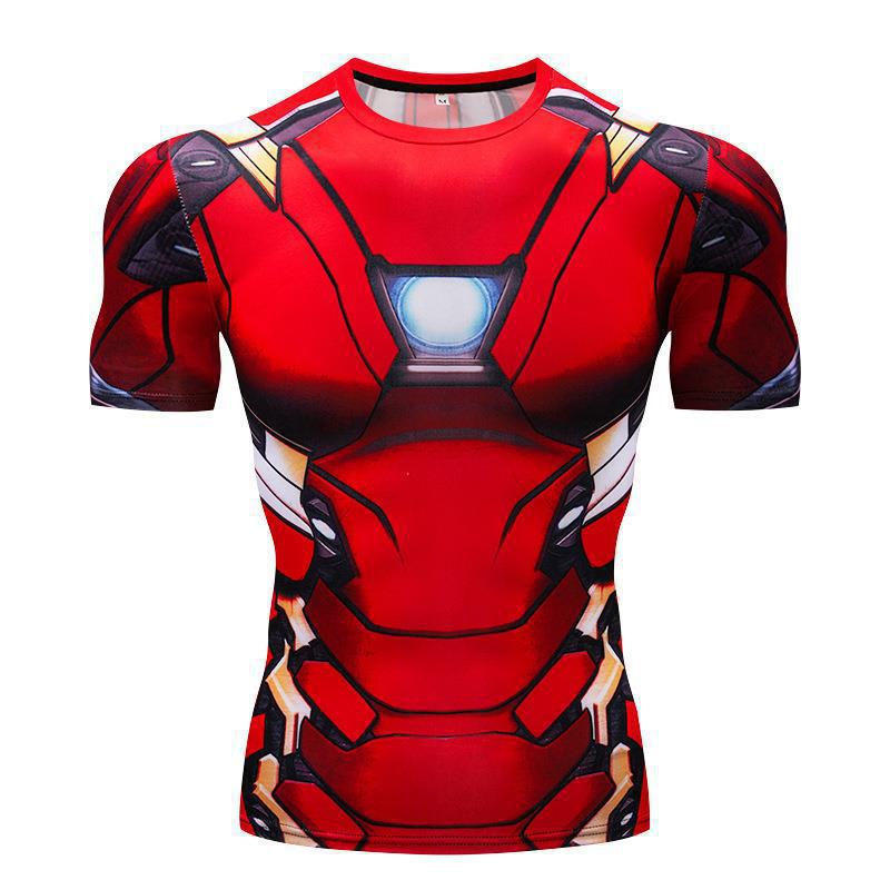 Marvel DC Superheroes 3D Digital Print T-Shirt Aurexia off