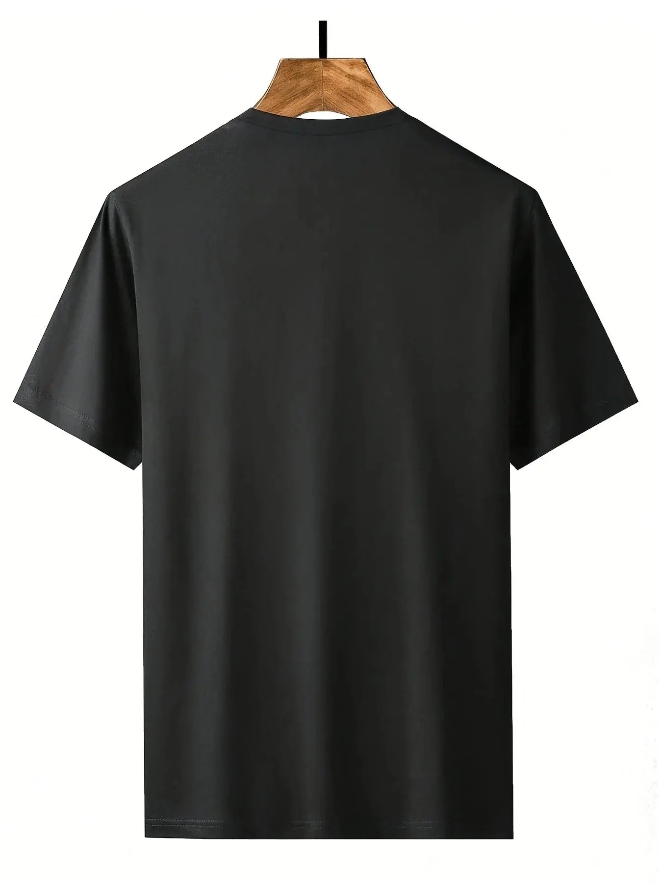 Black Casual Short-Sleeve T-Shirt Aurexia off