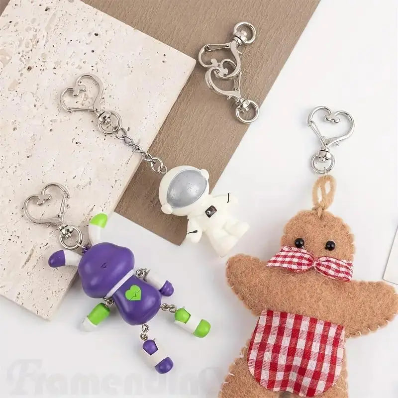 5/10/15/25/40/60Pcs Heart-Shaped Swivel Snap Hooks Metal Spring Snap Keychains Heart Clips Trigger for Lanyard Jewelry Charms Aurexia off