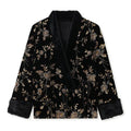 New Chinese Style Winter Women's Clothing, High-end V-neck New Chinese Style Gold Bead Embroidered Cotton Jacket Coat Outerwear Aurexia off