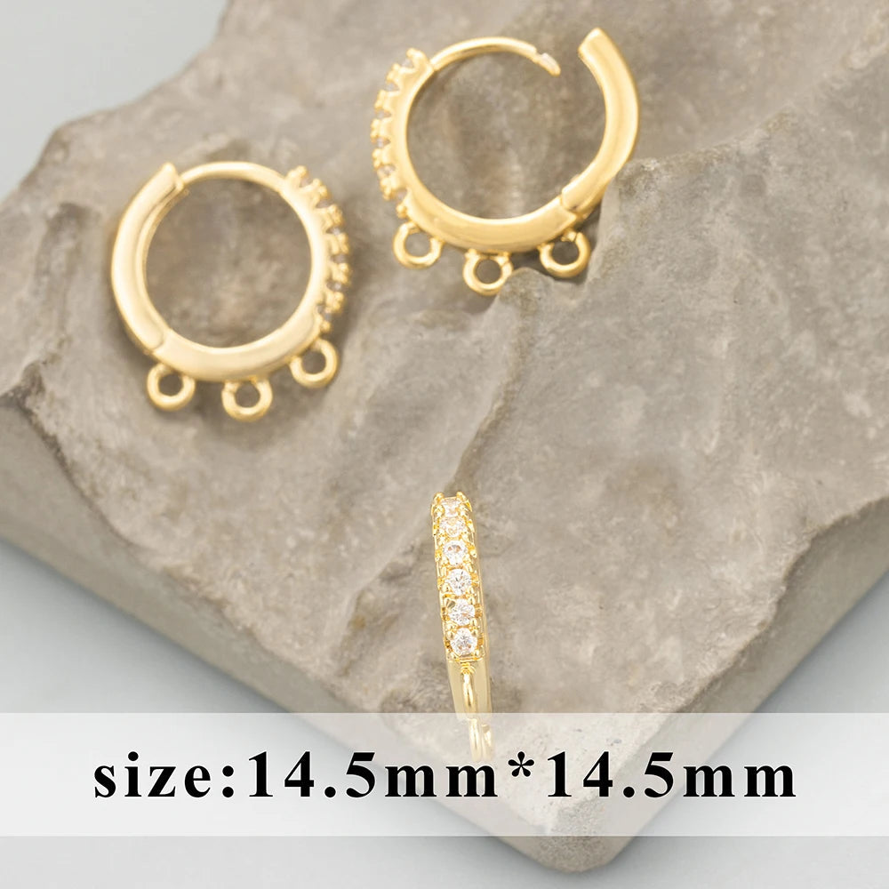 GUFEATHER,6pcs/lot,MG23,jewelry accessories,PVD,18k gold rhodium plated,copper,zircons,charms,clasp hooks,jewelry making Aurexia off