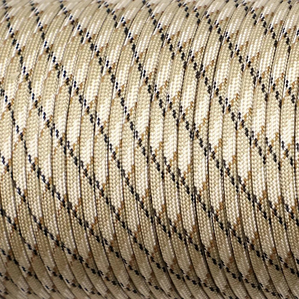 7-Cores 550 Paracord Rope 5 15 30 M Dia.4mm Cord For Outdoor Camping Survival Lanyard Parachute Hiking Tent Accessories Aurexia off