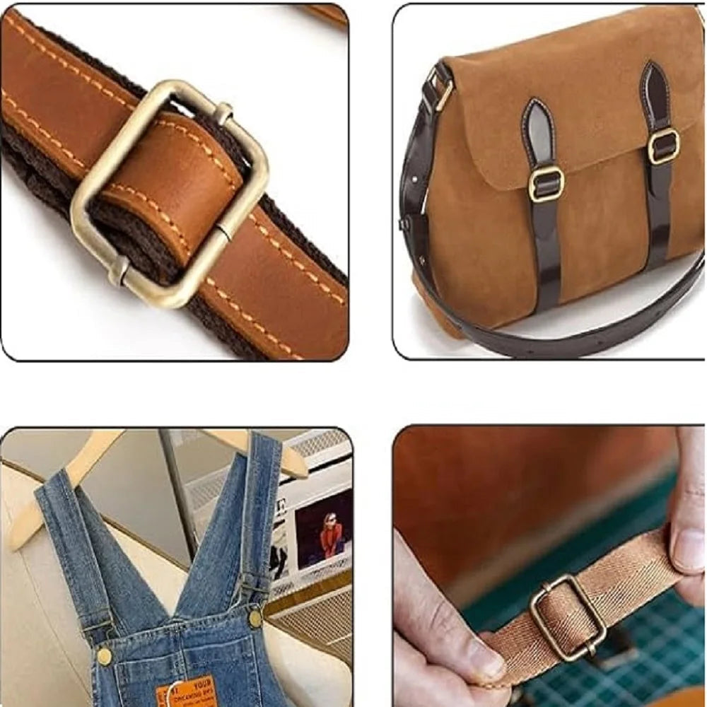 40/70/100 Pcs 25MM 3 Way Sliding Buckles, Adjustable Metal Webbing Buckle for Backpacks, Dog Collars, Purses and Bag Making Aurexia off