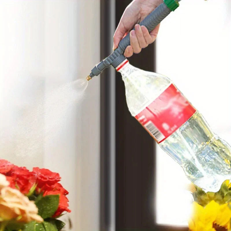 Garden Watering Artifact Beverage Bottle Sprayer Cola Spray Head Universal Reciprocating Pull-out Disinfection Watering Vegetabl