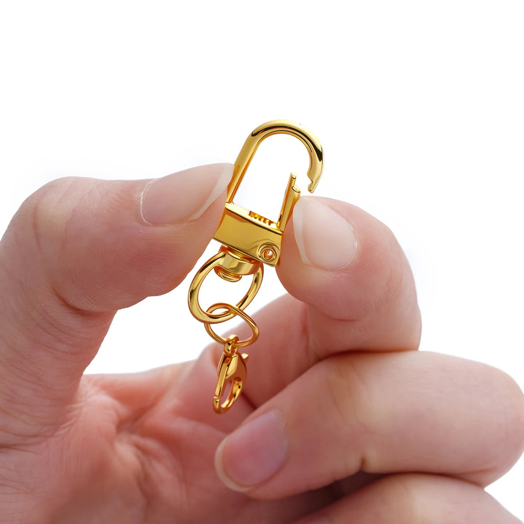 5/10Pcs Alloy Snap Lobster Clasp Hooks with Lobster Clasps Connectors Findings for DIY Key Chain Bags Pendants Supplies Aurexia off