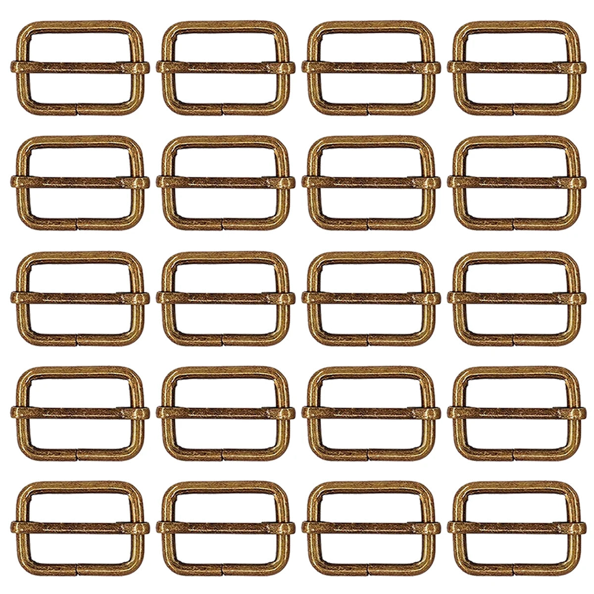 40/70/100 Pcs 25MM 3 Way Sliding Buckles, Adjustable Metal Webbing Buckle for Backpacks, Dog Collars, Purses and Bag Making Aurexia off