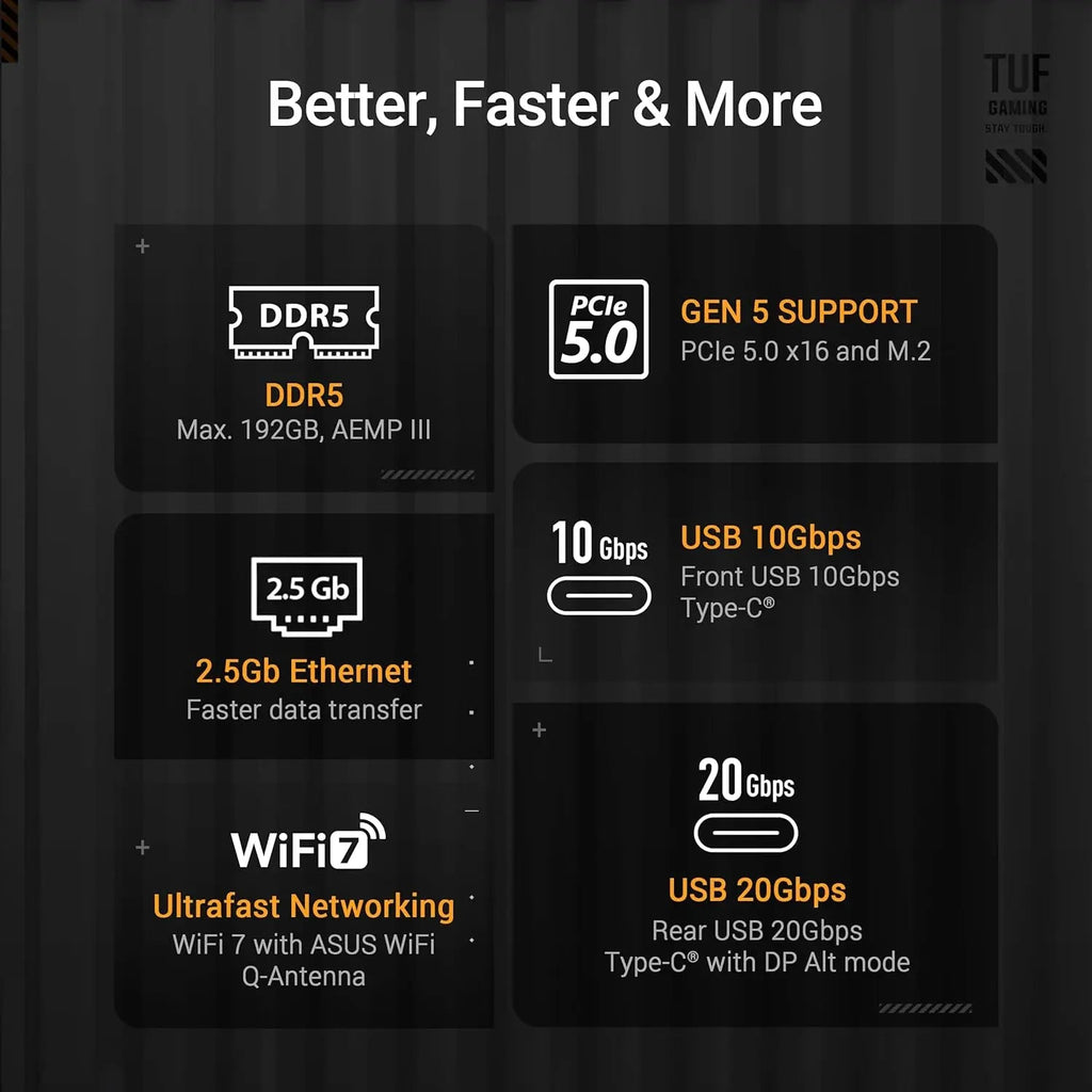 Gaming B860-PLUS WiFi ATX Motherboard, Intel Core Ultra Ready, AI PC, DDR5, PCIe 5.0, M.2 Slots Aurexia off