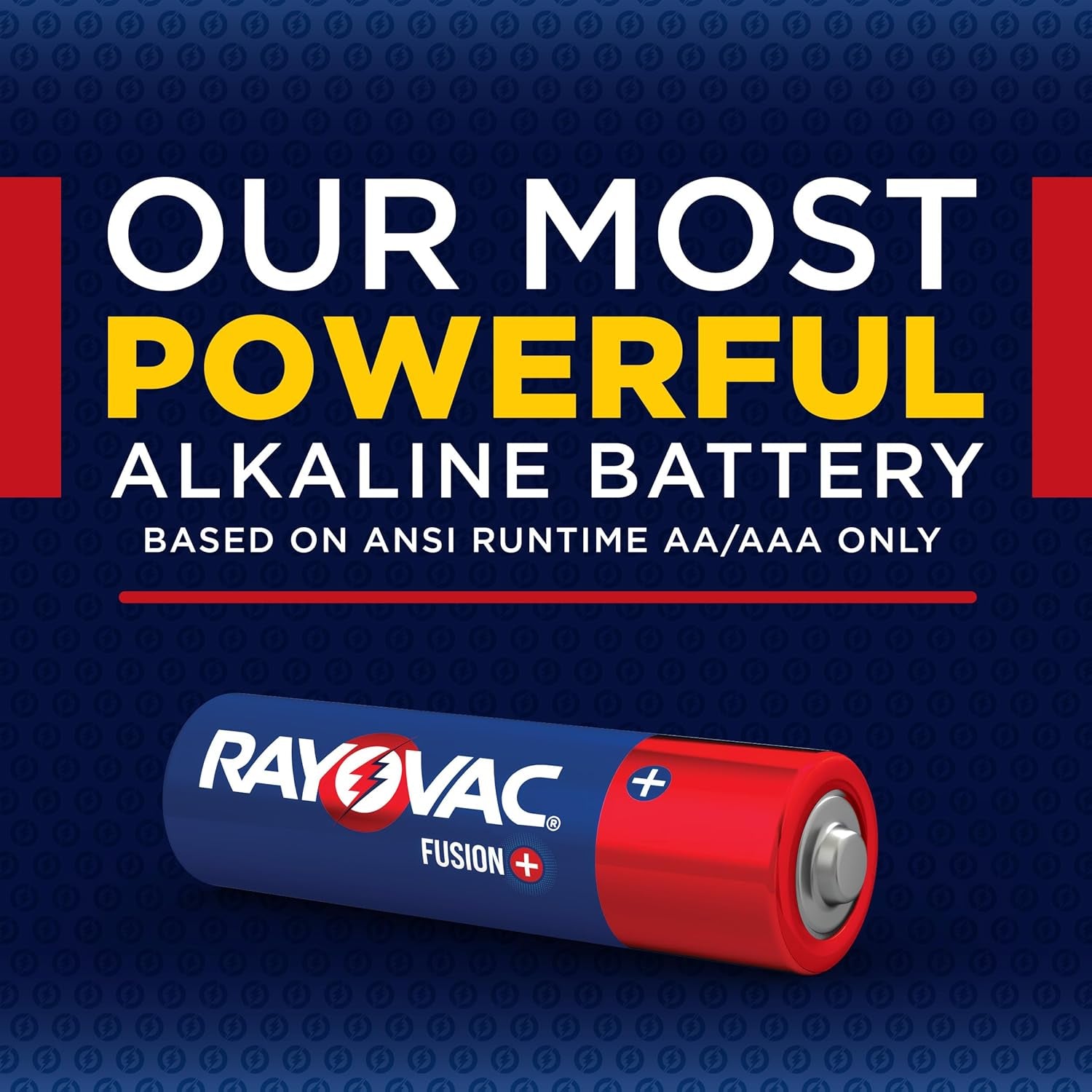 Fusion AA Batteries (8 Pack), Double a Alkaline Batteries