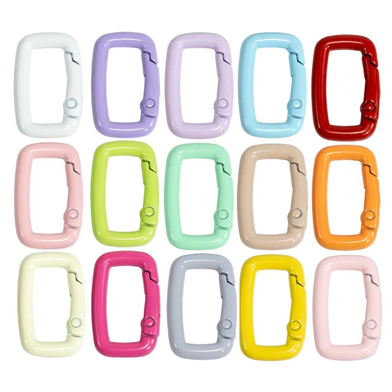 5pcs Cute Heart Cat Keychain Rings Carabiner Clip Key Chain Hooks for DIY Keys Buckle Bags Purses Replacement Lanyard DIY Crafts Aurexia off