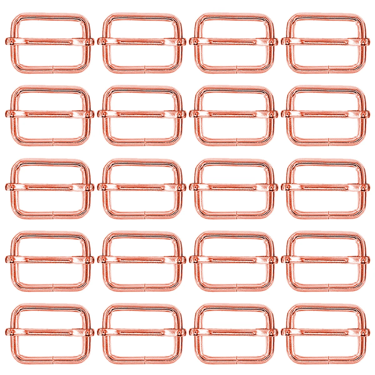 40/70/100 Pcs 25MM 3 Way Sliding Buckles, Adjustable Metal Webbing Buckle for Backpacks, Dog Collars, Purses and Bag Making Aurexia off