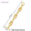 18K Gold Plated OT Clasps Toggle Clasp For Jewelry Making,Brass Bracelet Connector Clasps,For DIY Necklace Making Accessories Aurexia off