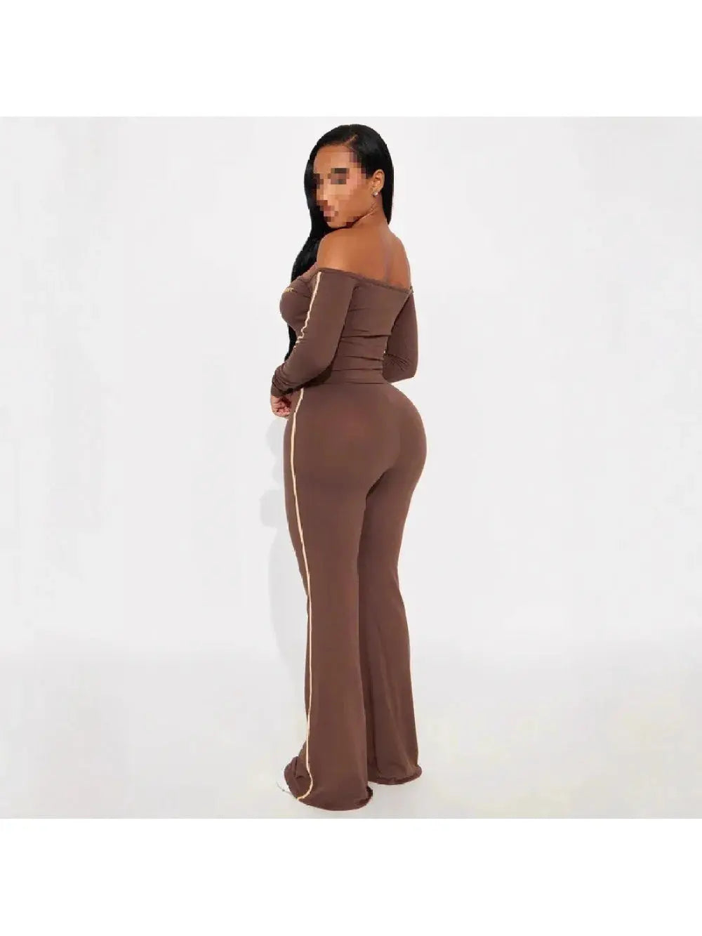 2026 New Ins Fashion Casual Sexy Street One Shoulder Style Slimming Pants Set Trendy Daily Dating Commuting Hot Girl Simplicity Aurexia off