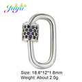 Juya DIY Decoration Carabiner Fastener Spring Lobster Screw Locket Clasps Accessories For Keychain Necklace Making Aurexia off