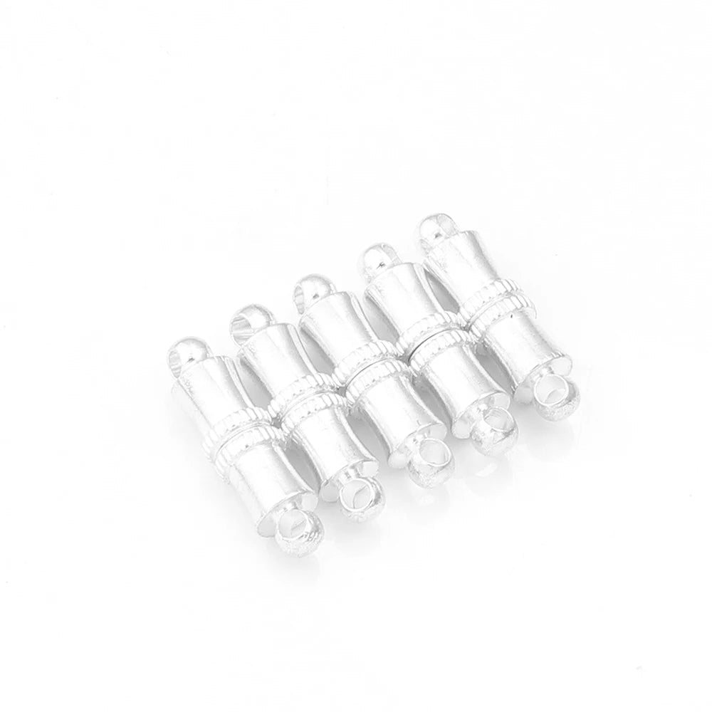 5pcs/lot Strong Magnetic Clasps Copper Plated Magnet End Clasp Connectors For Jewelry Making DIY Leather Cord Bracelets Necklace Aurexia off