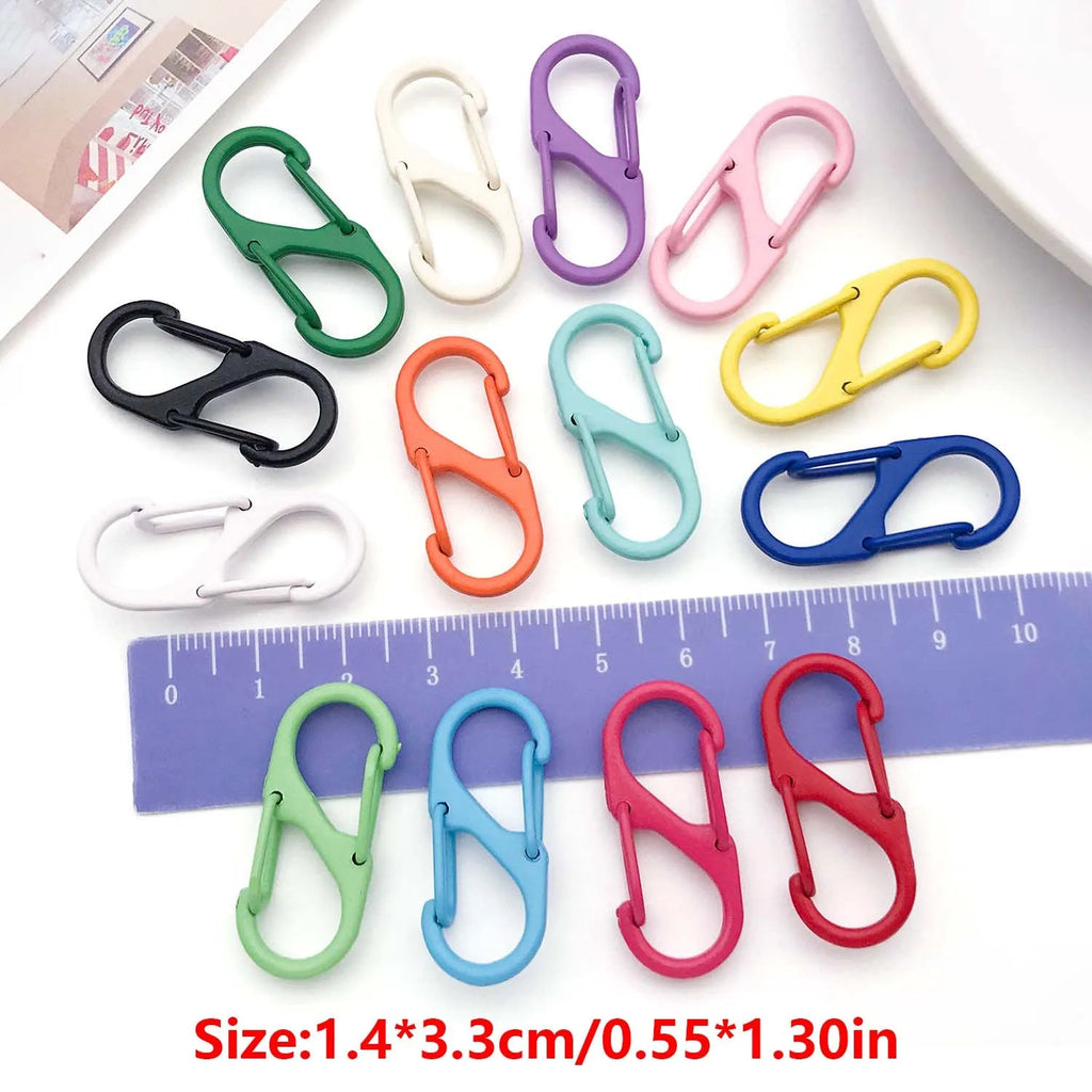 10pcs Multifunctional S Buckle Double Clasp Lobster Clasp Hook Connectors for DIY Bracelet Necklace Jewelry Making Accessories Aurexia off