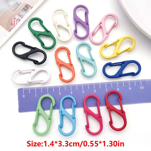10pcs Multifunctional S Buckle Double Clasp Lobster Clasp Hook Connectors for DIY Bracelet Necklace Jewelry Making Accessories Aurexia off