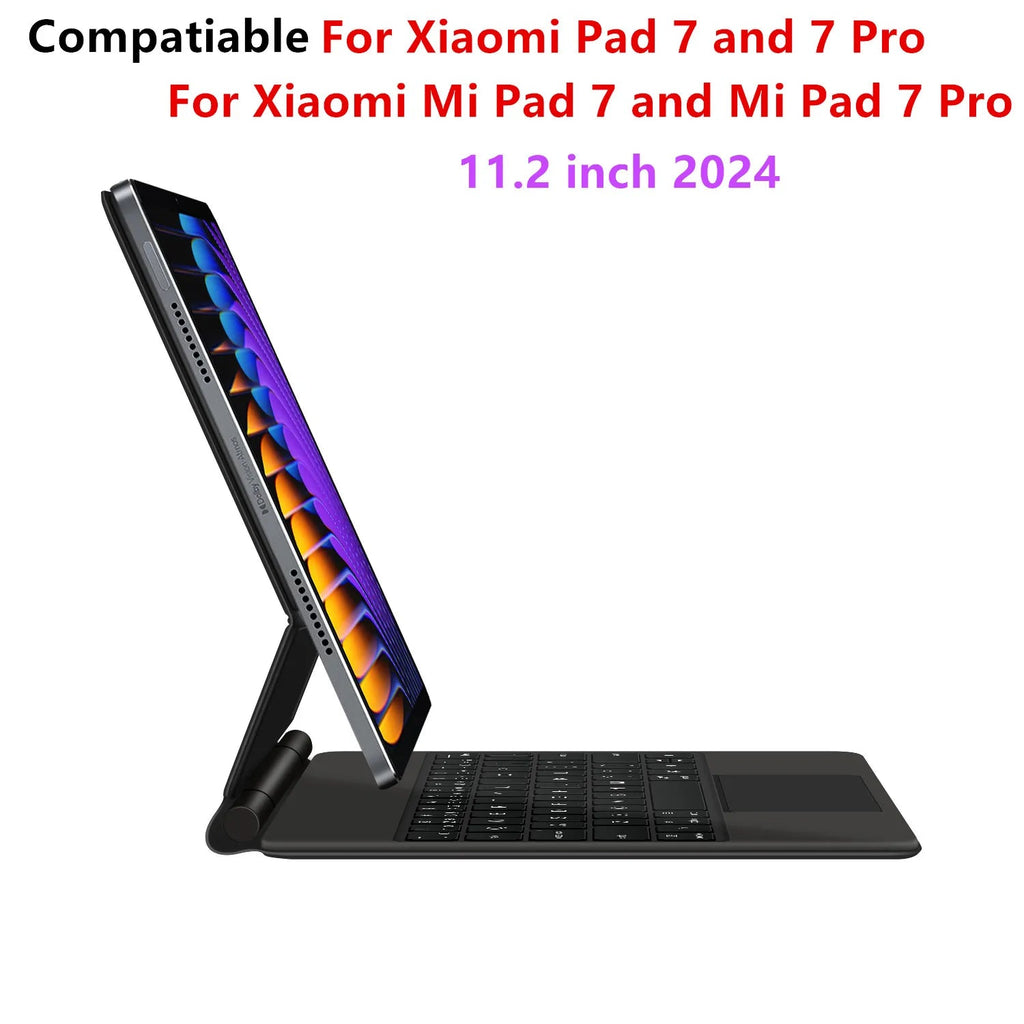Magic Keyboard Folio For Xiaomi Pad 7 2024 Mi Pad 7 Pro 11.2" Tablet Smart Case for Xiaomi Pad 8 Spanish German keyboard cover Aurexia off