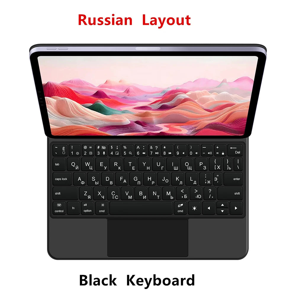 Magic Keyboard Folio For Xiaomi Pad 7 2024 Mi Pad 7 Pro 11.2" Tablet Smart Case for Xiaomi Pad 8 Spanish German keyboard cover Aurexia off