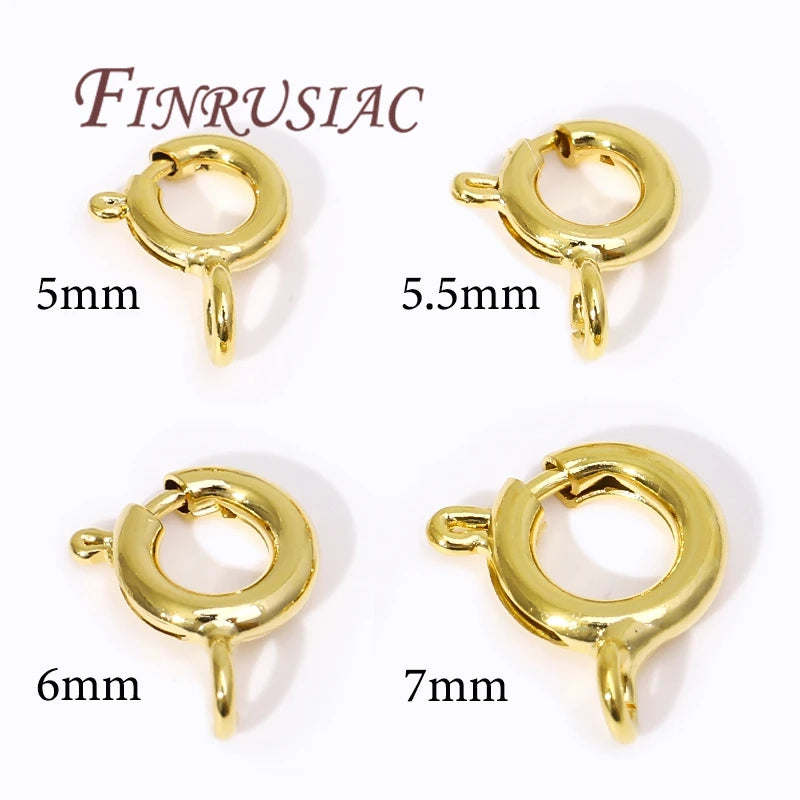 18K Gold Plated Lobster Clasps For Bracelets,Spring Clasps For Jewelry,DIY Jewelry Making Supplies,Connectors Clasp Accessories Aurexia off