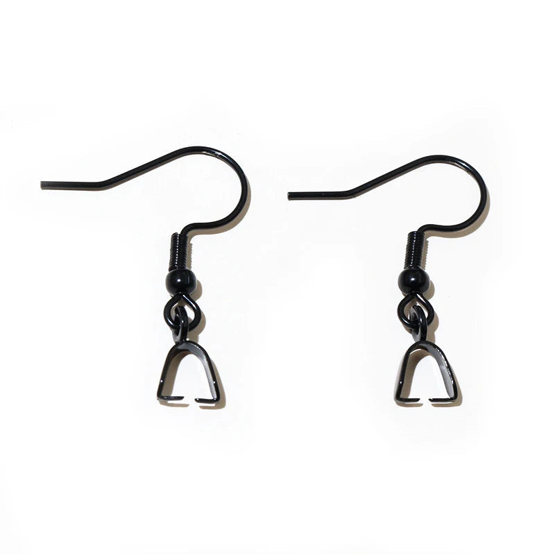 10pcs Earring Hooks Clips with Pinch Clasp for Earrings Stainless Steel Craft DIY Jewelry Making Accessories Findings Aurexia off
