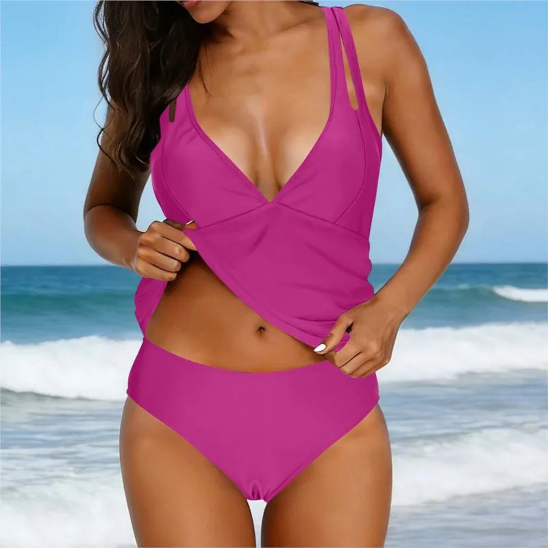 Swimwear Women Swimsuit Sexy Tankini New Push Up Bikinis Set Brazilian Bathing Suit Beachwear Biquini Two Piece Suits 2026 Aurexia off